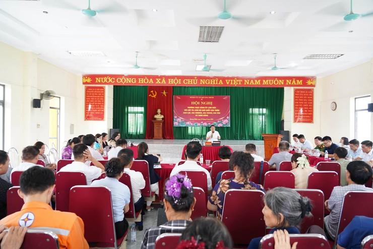 Toàn cảnh buổi làm việc