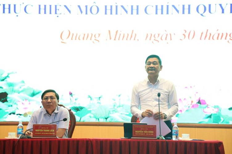 Xã tập trung xây dựng nền hành chính phục vụ, lấy người dân làm trung tâm, lấy sự hài lòng của người dân làm thước đo chất lượng hoạt động của bộ máy nhà nước