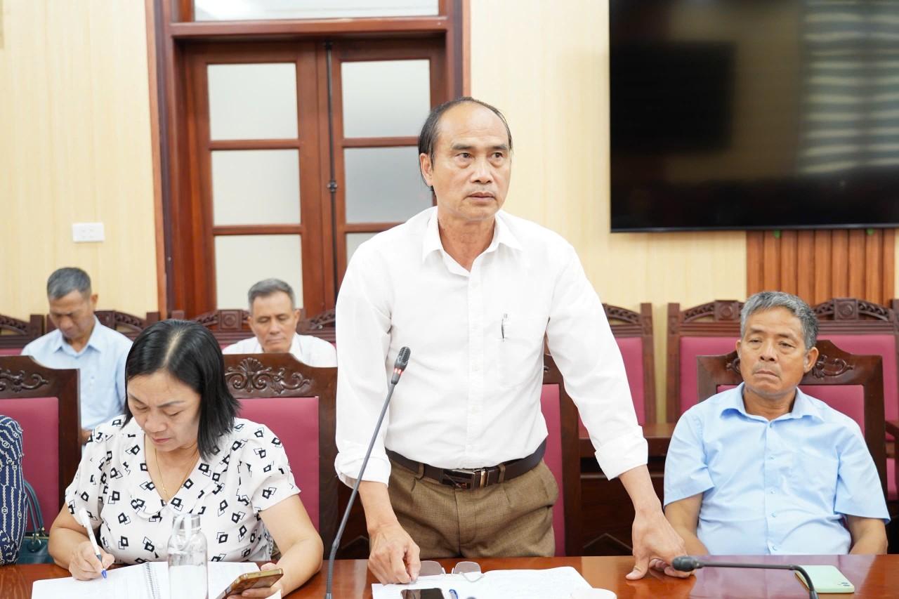Đại diện các thôn phát biểu ý kiến