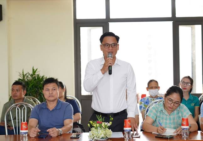 Đại diện các thôn phát biểu ý kiến